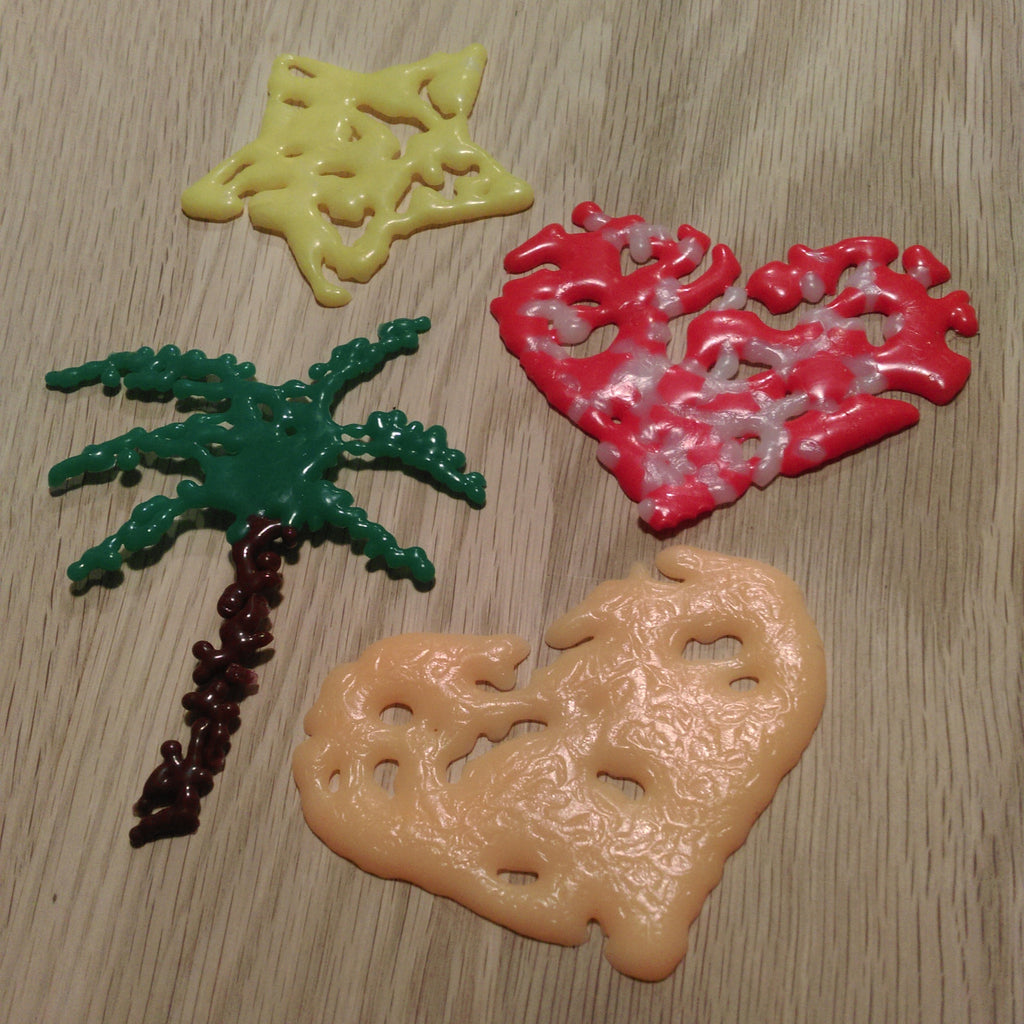 AnyShape figurer lavet i ovnen